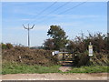 TQ3210 : Footpath gate off Ditchling Road, near Brighton by Malc McDonald