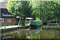 SU9958 : Basingstoke Canal and the Bridge Barn by Stephen McKay