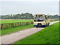 SD3627 : Bus in the Grounds of Lytham Hall by David Dixon