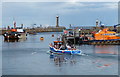 NZ8911 : River Esk at Whitby by Mat Fascione