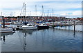 NZ9010 : Boats moored along the River Esk in Whitby by Mat Fascione