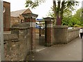 SK5361 : Gateway and walls, Catholic Church of St Philip Neri, Mansfield by Alan Murray-Rust