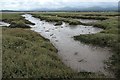 SH4459 : Salt marsh creek, almost three hours after high tide by Christine Johnstone