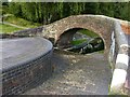 SP0288 : Bridge at Smethwick Top Lock, Birmingham Canal by Alan Murray-Rust