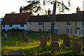 TM3464 : Cottages in Rendham, from the churchyard by Christopher Hilton