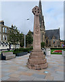 NS2982 : Colquhoun Square Celtic Cross by David Dixon