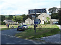 SD9059 : Signpost in Airton village centre by Stephen Craven