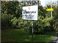 TL8317 : Rivenhall Village Name sign on Oak Road by Geographer