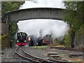 SH6945 : Arriving at Blaenau Ffestiniog by Gerald England