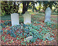 SP8915 : All Saints Churchyard, Long Marston by Des Blenkinsopp