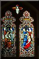 SP0382 : Stained glass window, Selly Oak church by Philip Halling