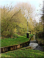 SO8595 : Overflow channel near Lower Penn in Staffordshire by Roger  D Kidd