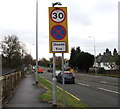 ST1580 : End of Clearway sign, Northern Avenue, Cardiff by Jaggery