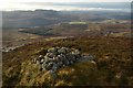 NC8611 : Summit Cairn on Beinn Smeorail, Sutherland by Andrew Tryon