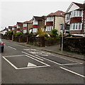 ST3090 : Pillmawr Road speed bumps, Malpas, Newport by Jaggery