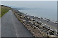 SH8778 : Wales Coast Path at Colwyn Bay by Mat Fascione