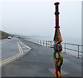 SH8678 : Millennium milepost along the Wales Coast Path by Mat Fascione