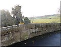 NZ1055 : Date stone on Ebchester Bridge by Robert Graham