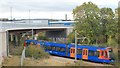 SK3991 : Tramtrain under trail by Dave Pickersgill