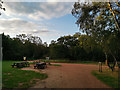 SK6267 : Paths and picnic benches near the Major Oak, Sherwood Forest by Phil Champion