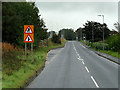 NS3334 : Dundonald Camp Bus Stop by David Dixon