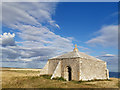 SY9675 : St Aldhelm's Chapel, St Aldhelm's Head, Worth Matravers by Phil Champion