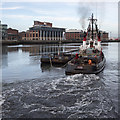 J3474 : Tug 'Goliath' and barge, Belfast by Rossographer