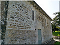 SZ0382 : North wall of the church of St Nicholas, Studland by Phil Champion