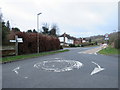 TQ2758 : Mini-roundabout in Chipstead by Malc McDonald