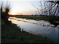 TL2798 : Sunset on Whittlesey Wash - The Nene Washes by Richard Humphrey