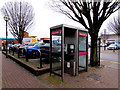 SS7597 : Windsor Road phoneboxes, Neath by Jaggery