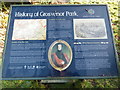 SJ4166 : Information Board at Grosvenor Park, Chester by David Hillas