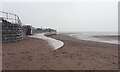 SX9372 : Wind and rain from Storm Ciara at the Point, Teignmouth by Robin Stott