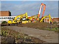 SO7844 : Demolition machinery by Philip Halling