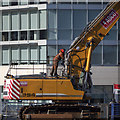 J3474 : Excavator, Belfast by Rossographer