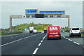 SE3772 : Northbound A1(M) at Dishforth Interchange by David Dixon