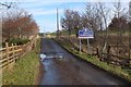 NT0335 : Scottish Borders boundary sign by Jim Barton