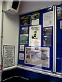 SS9398 : Rhondda Tunnel Society information in Treherbert station waiting room by Jaggery