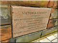 NY4055 : Plaque on Victoria Viaduct by Stephen Craven