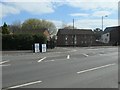 SE3421 : Placards opposite the entrance to Pinderfields Hospital by Christine Johnstone