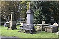 SJ2028 : St Silin's Church: Churchyard memorials by Bob Harvey