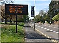 SK5701 : Matrix sign along Aylestone Road by Mat Fascione