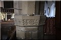 SJ2028 : St Silin's Church: Carved Capital by Bob Harvey