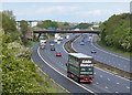 SP5498 : M1 motorway towards Leicester by Mat Fascione