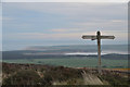 NC8000 : Sign Post on the Moors near Strath Lunndaidh, Sutherland by Andrew Tryon