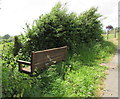 ST3293 : Wooden bench with a view, Llanfrechfa, Torfaen by Jaggery