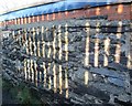 SH6266 : Patterns of light on wall in Braichmelyn, Bethesda by Meirion