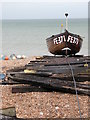 TR3752 : Deal Beach Fishing Boats by Nick Cotter