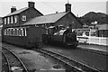 SH5738 : Festiniog Railway  Portmadoc Harbour station  1965 by Alan Murray-Rust