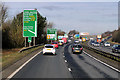 NT1869 : A720 City of Edinburgh Bypass approaching Calder Junction by David Dixon